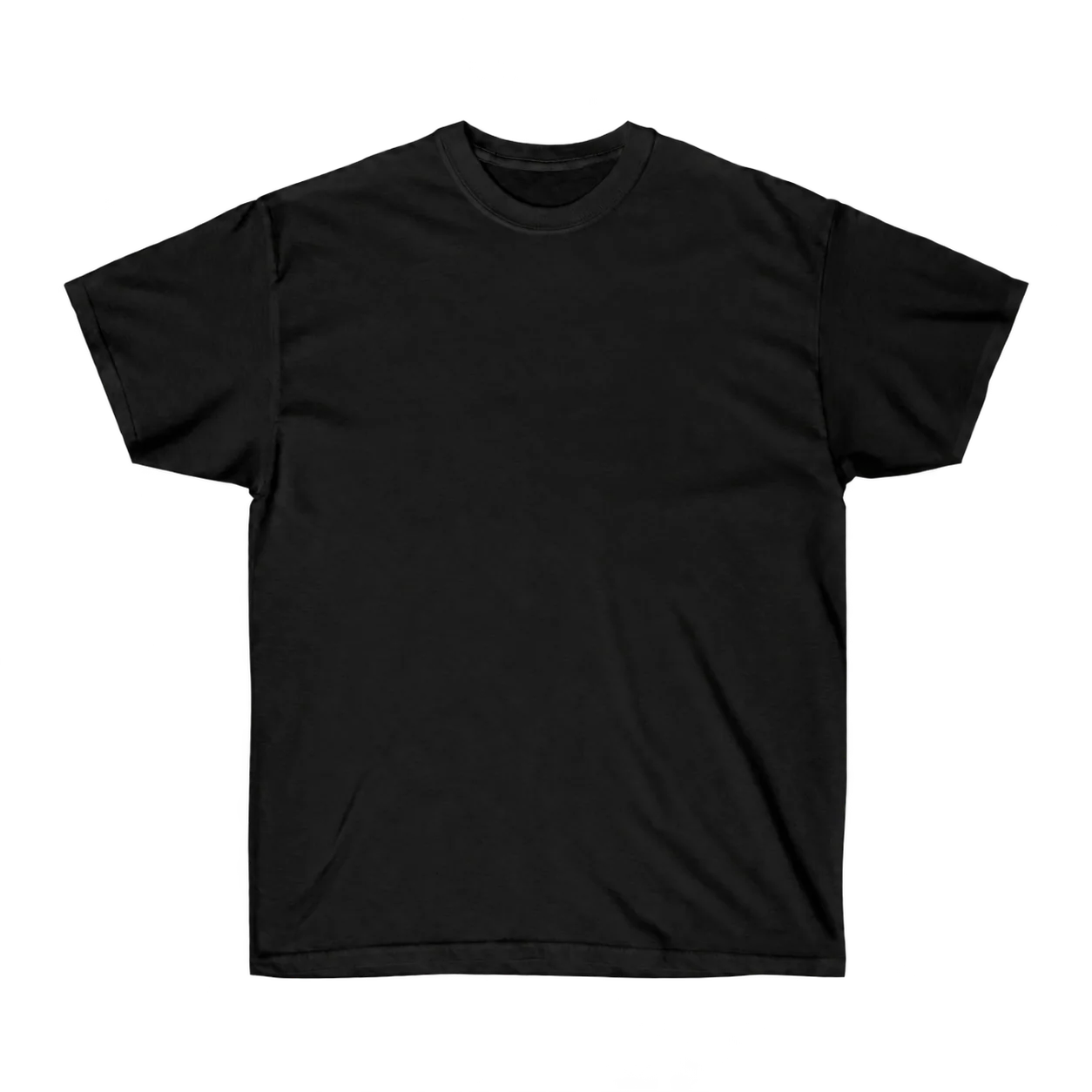 brainwashed Red Wordmark Tee in black
